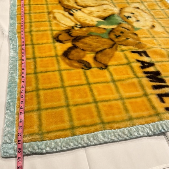 Vintage Winnie The Pooh and Piglet Blanket Throw - Picture 4 of 5